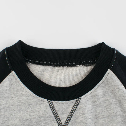 100% Cotton Casual Sports Sweatshirt For Boys