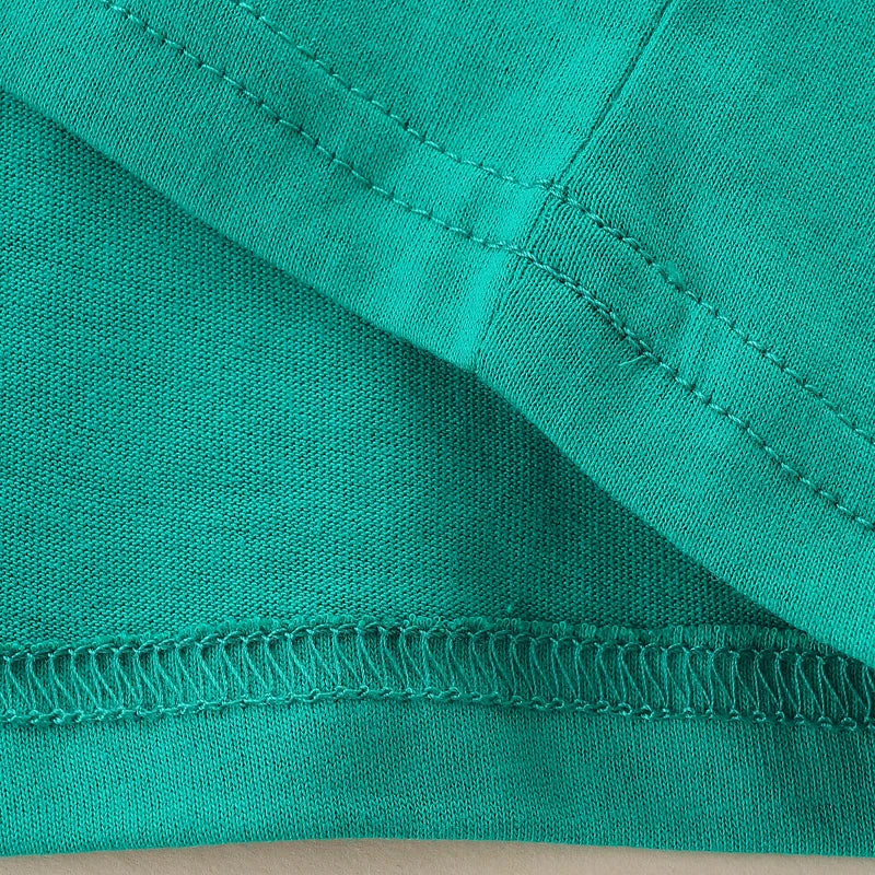 Boys Cotton T-Shirt with Fish Print and Short Sleeve - Green