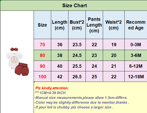 3 pcs Baby Girls Dot Pant with Elastic Waistband Dot Headband with Bowknot Casual Set - White-Red