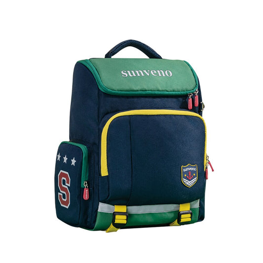 Sunveno Children's School Waterproof Backpack for Boys and Girls - Blue, Pink.