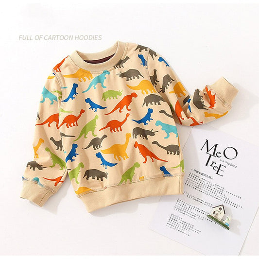 Spring Autumn Long Sleeve Sweatshirt for Boys