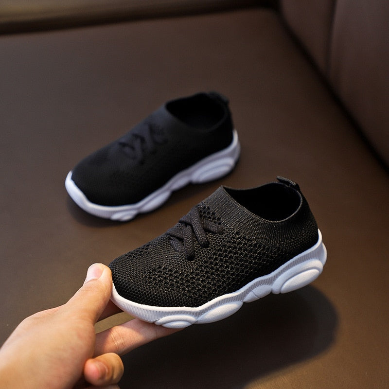 Children's Casual Sneakers with Non-Slip Soft Rubber Soles