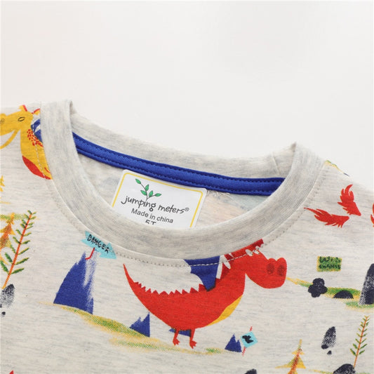 Zeebread Summer Animals T shirts For Boys Girls Clothes Cotton Hot Selling Cartoon Kids Tees Baby Tops Cute Wear Children.