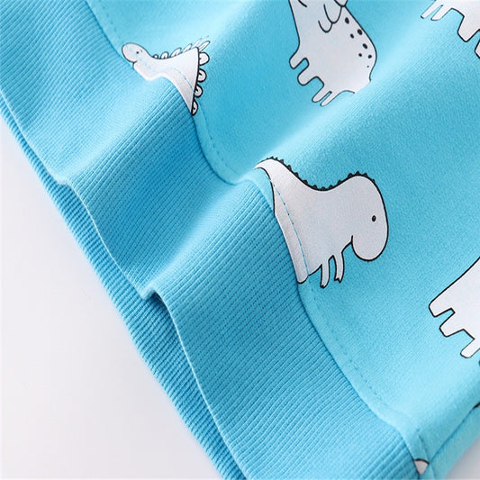 Zeebread New Arrival Dinosaurs Print Girls Clothes Autumn Winter Hot Selling Sweatshirts Kids Sport Tops Toddler Shirts.
