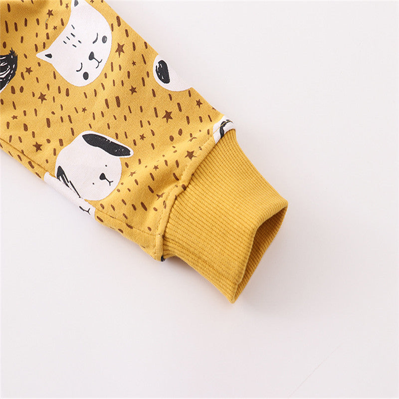 Zeebread New Arrival Dinosaurs Print Girls Clothes Autumn Winter Hot Selling Sweatshirts Kids Sport Tops Toddler Shirts.