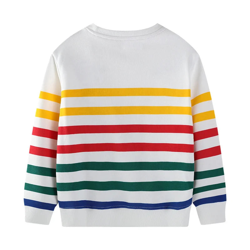 Cotton Sweatshirt and Pants with Different Prints – Green, White, Grey, Yellow, Red, Blue