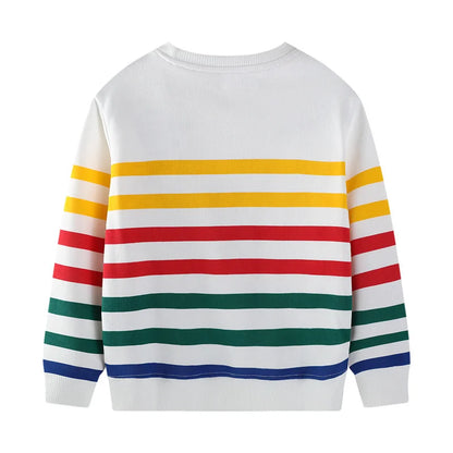 Cotton Sweatshirt and Pants with Different Prints – Green, White, Grey, Yellow, Red, Blue