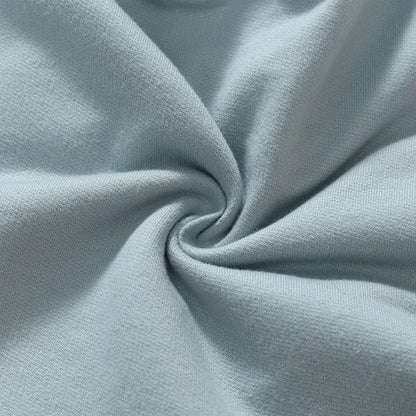 Adorable Cotton Set T-shirt and Leggings With Cute Cat Design - Pastel Blue