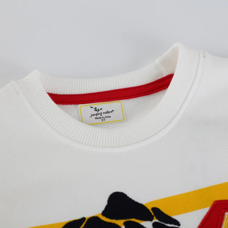 Cotton Sweatshirt and Pants with Different Prints – Green, White, Grey, Yellow, Red, Blue