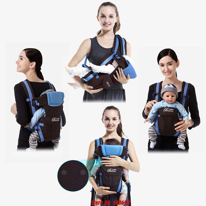 Baby Carrier 0-24 Months 4 in 1 Infant Comfortable Sling Backpack Pouch Wrap Baby.